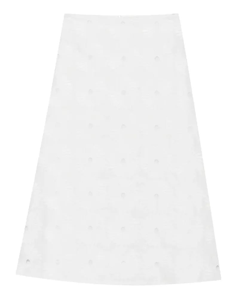 Maggie Marilyn It's A New Day Midirock mit Stickerei - Weiß Weiß