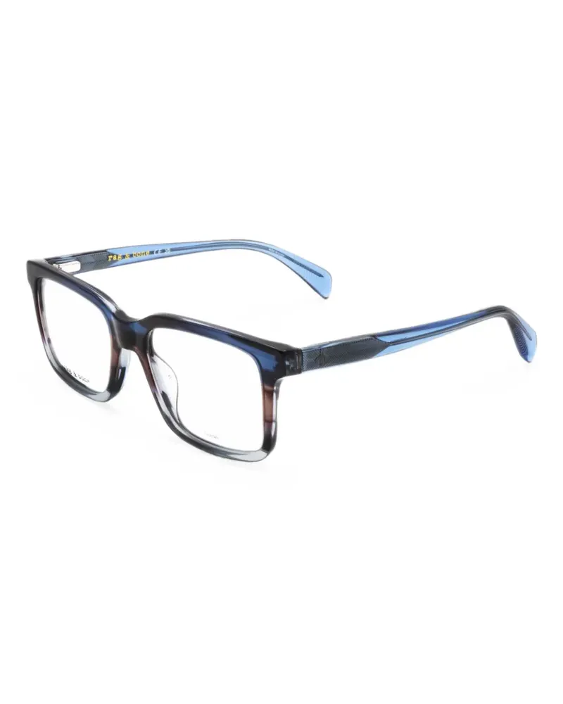 Rag & Bone Brille mit eckigem Gestell - Blau Blau