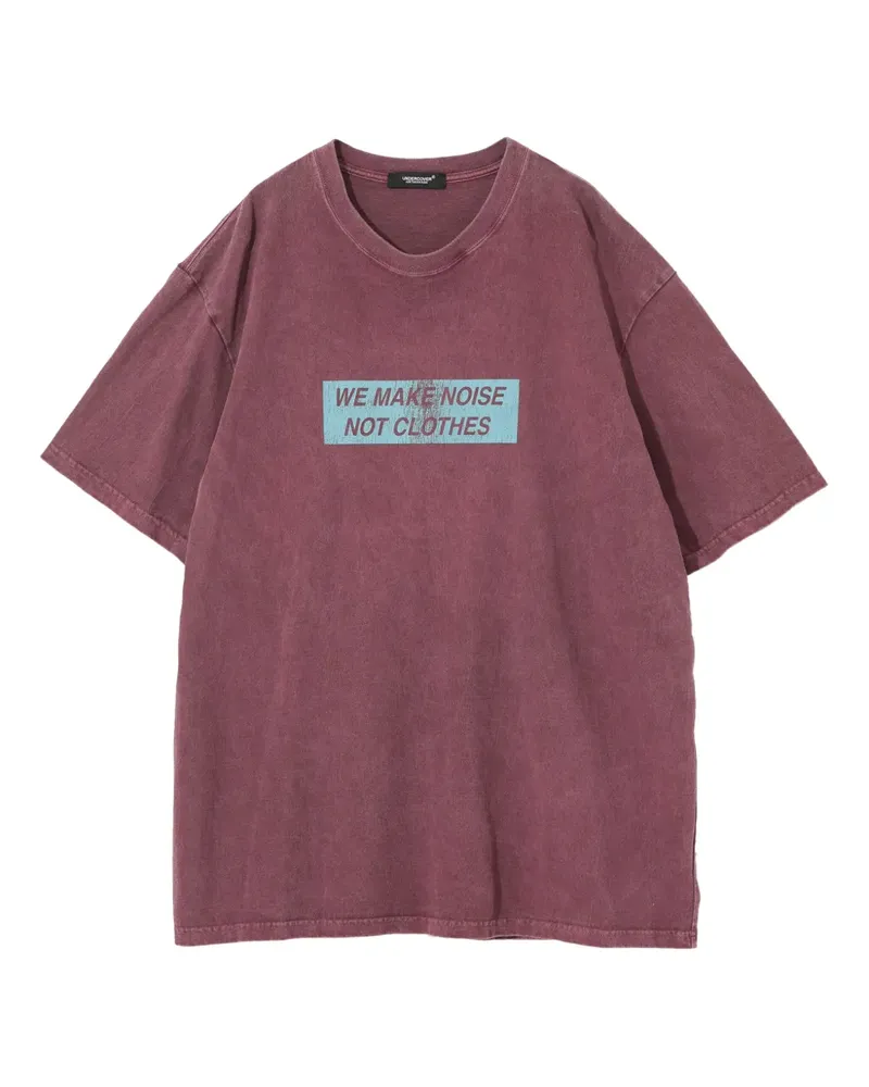 Undercover T-Shirt mit grafischem Print - Rot Rot