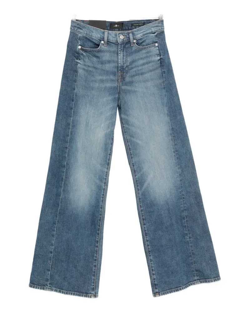 7 for all mankind Lotta Tailorless wide-leg jeans - Blau Blau