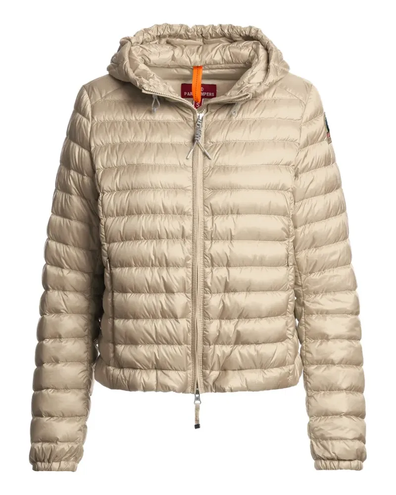 Parajumpers hooded quilted jacket - Nude Nude