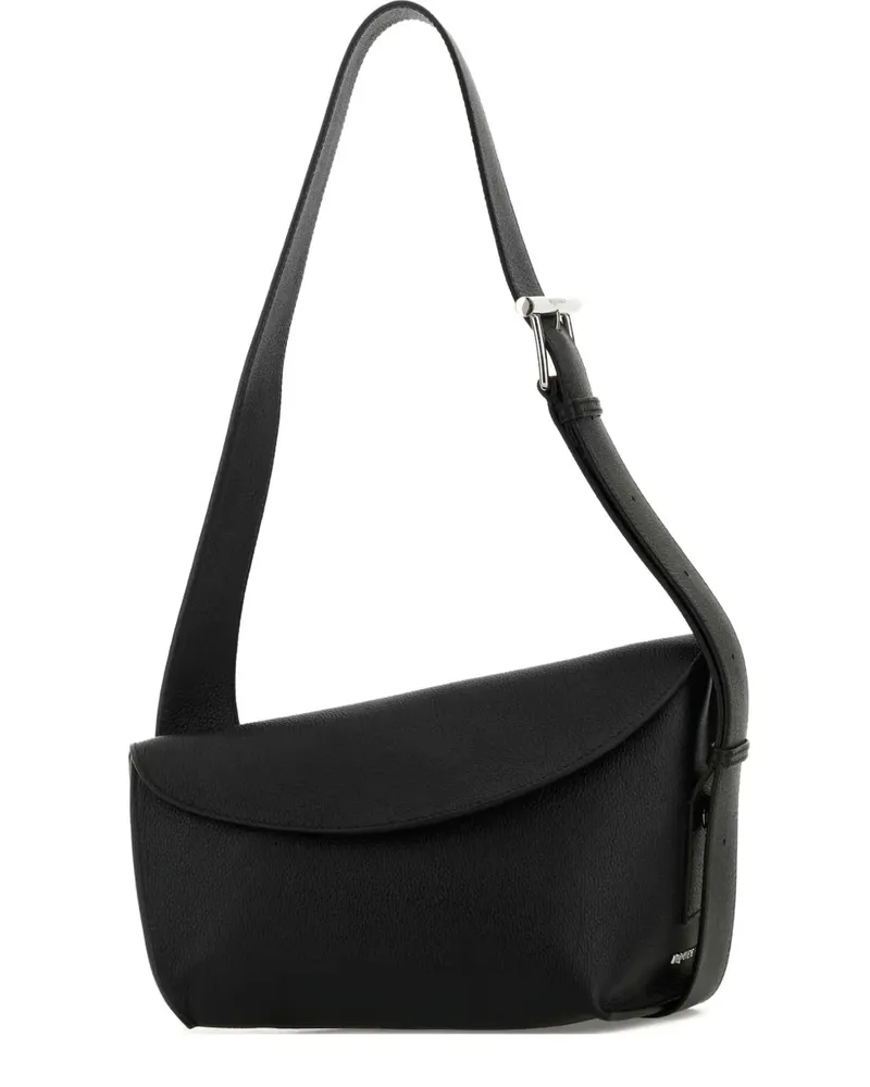 Alexander McQueen Mini Umhängetasche mit T-Riemen - Schwarz Schwarz