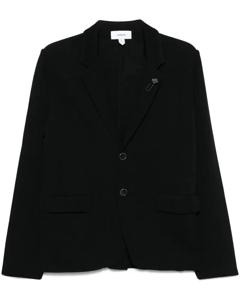 LARDINI Sakko mit Anstecknadel - Schwarz Schwarz