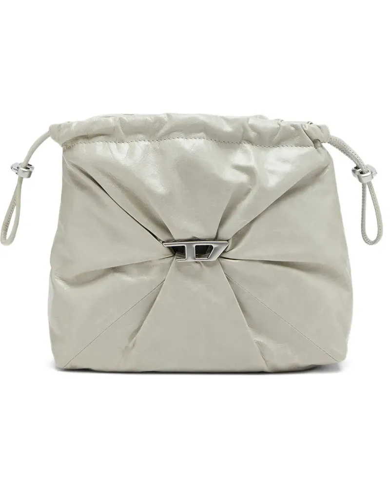 Diesel Scrunch-D Beuteltasche - Weiß Weiß