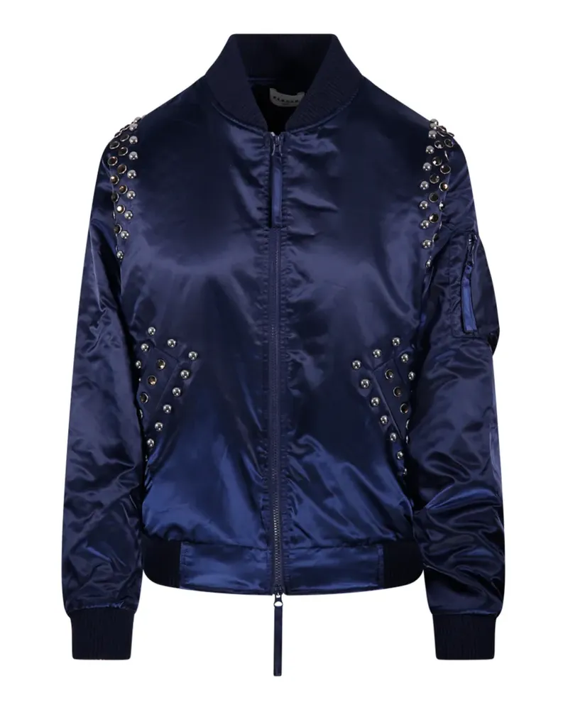 P.A.R.O.S.H. P.A.R.O H. Bomberjacke mit Nieten - Blau Blau
