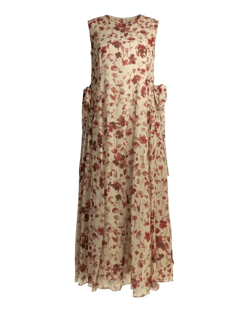 Max Mara Alibi floral-print sleeveless midi dress - Rosa Rosa