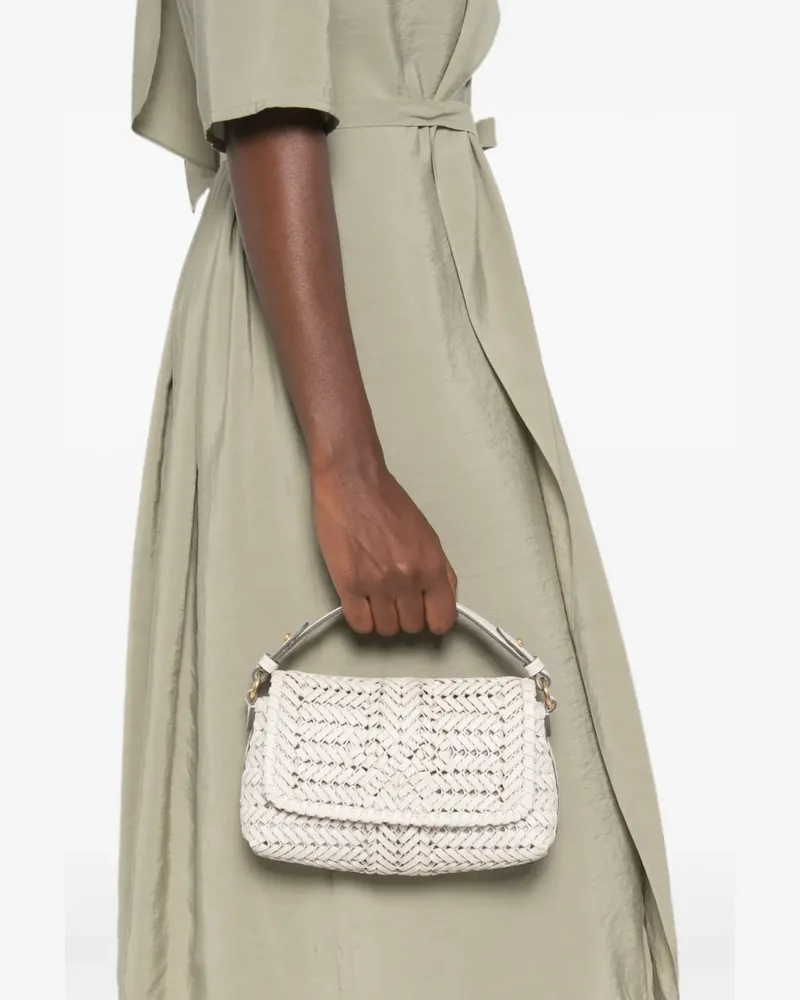 Anya Hindmarch Neeson woven leather tote bag - Nude Nude