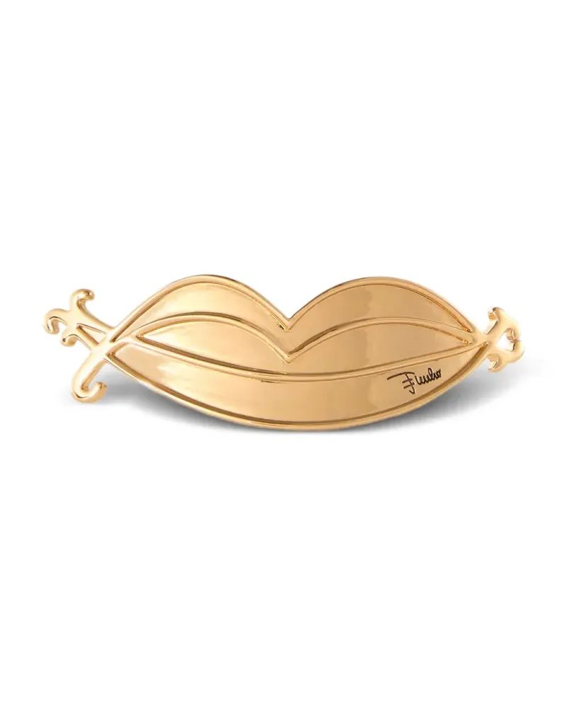 Emilio Pucci Lips Ring - Gold Gold
