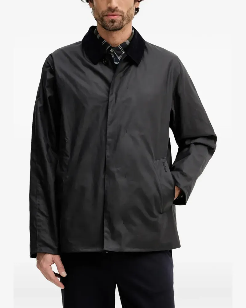 Barbour Short Lorden Jacke mit Cordkragen - Blau Blau