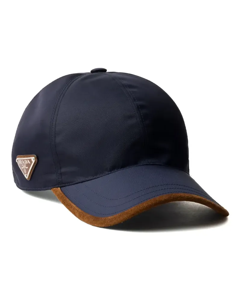 Prada Baseballkappe aus Re-Nylon - Blau Blau