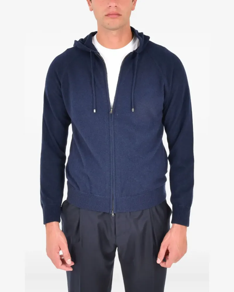 Herno Kapuzenjacke aus Kaschmir - Blau Blau