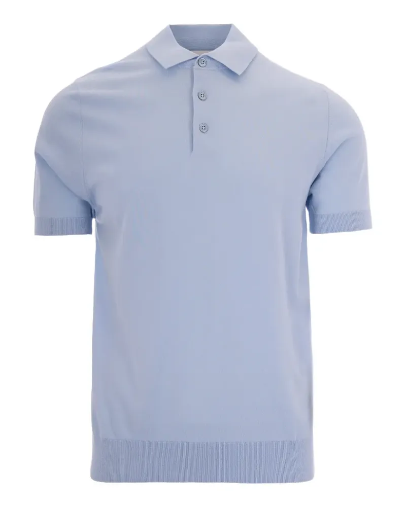 Paolo Pecora Milano buttoned polo shirt - Blau Blau