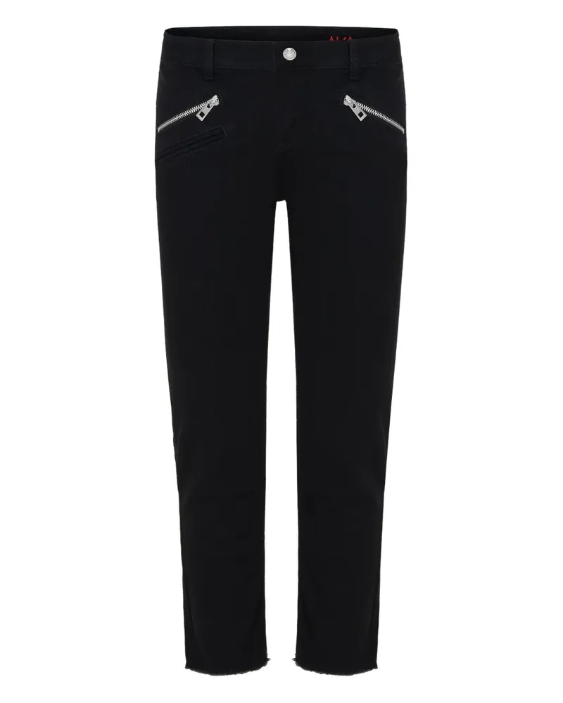 Zadig & Voltaire Ausgefranste Hose mit Reißverschlusstasche - Schwarz Schwarz