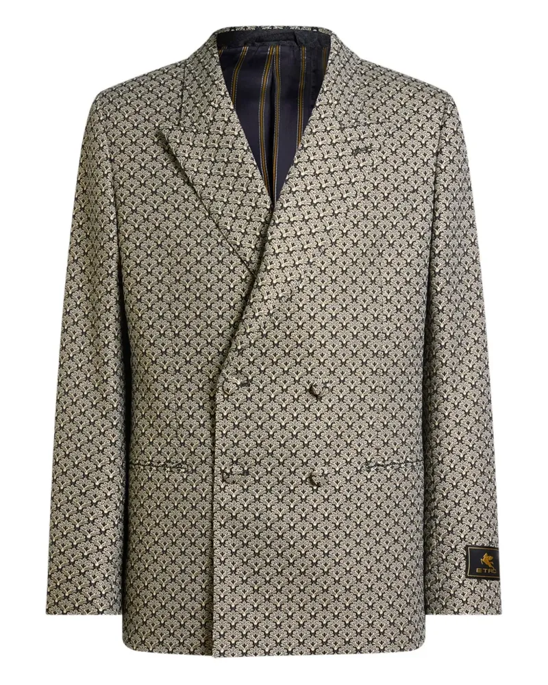 Etro double-breasted blazer - Schwarz Schwarz