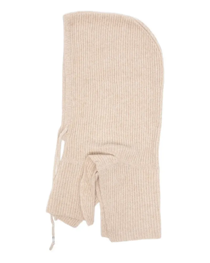 ba&sh Gerippte Cadetto Kapuze - Nude Nude