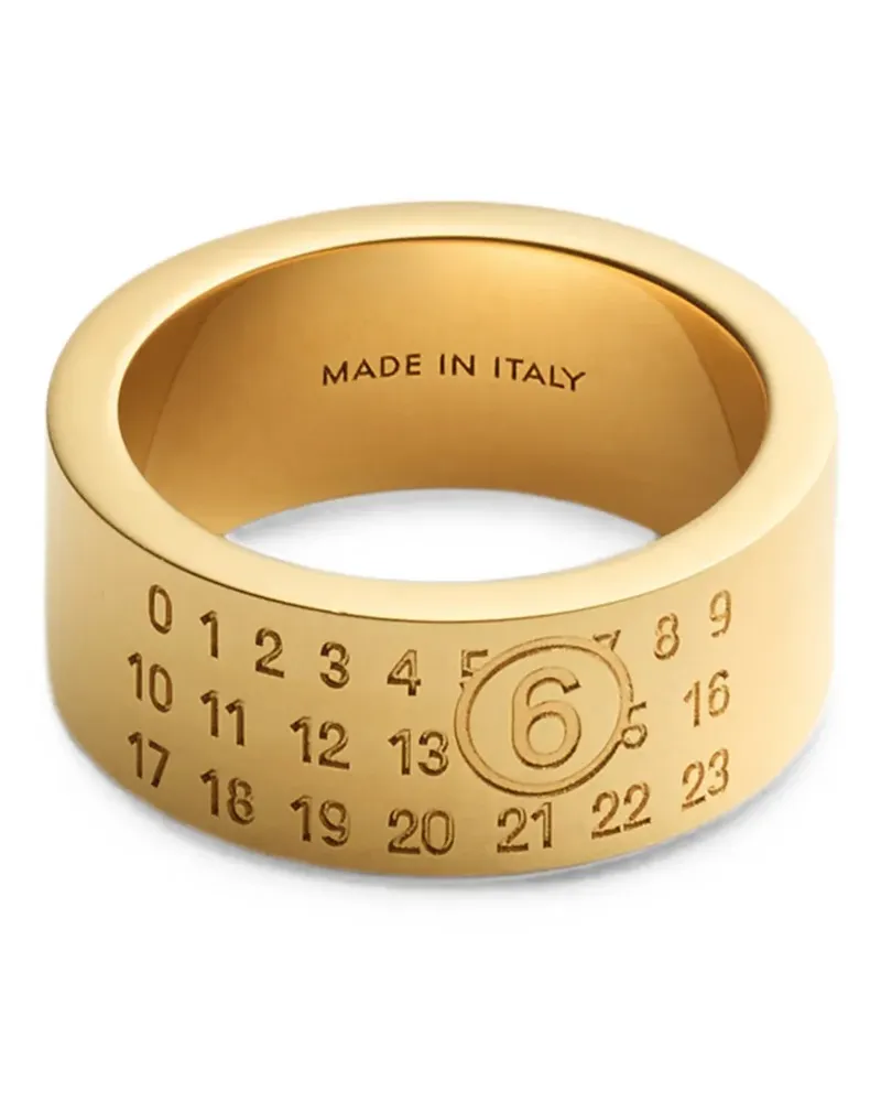 Maison Margiela gold Numeric ring Gold