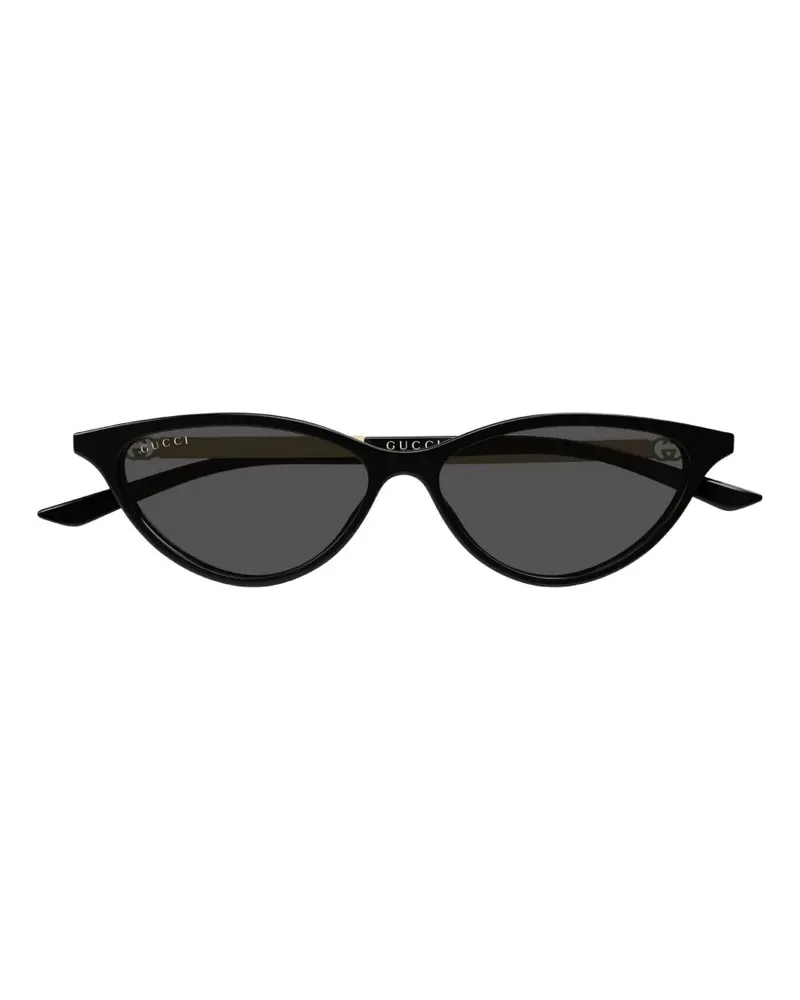 Gucci GG2211S Cat-Eye-Sonnenbrille - Schwarz Schwarz