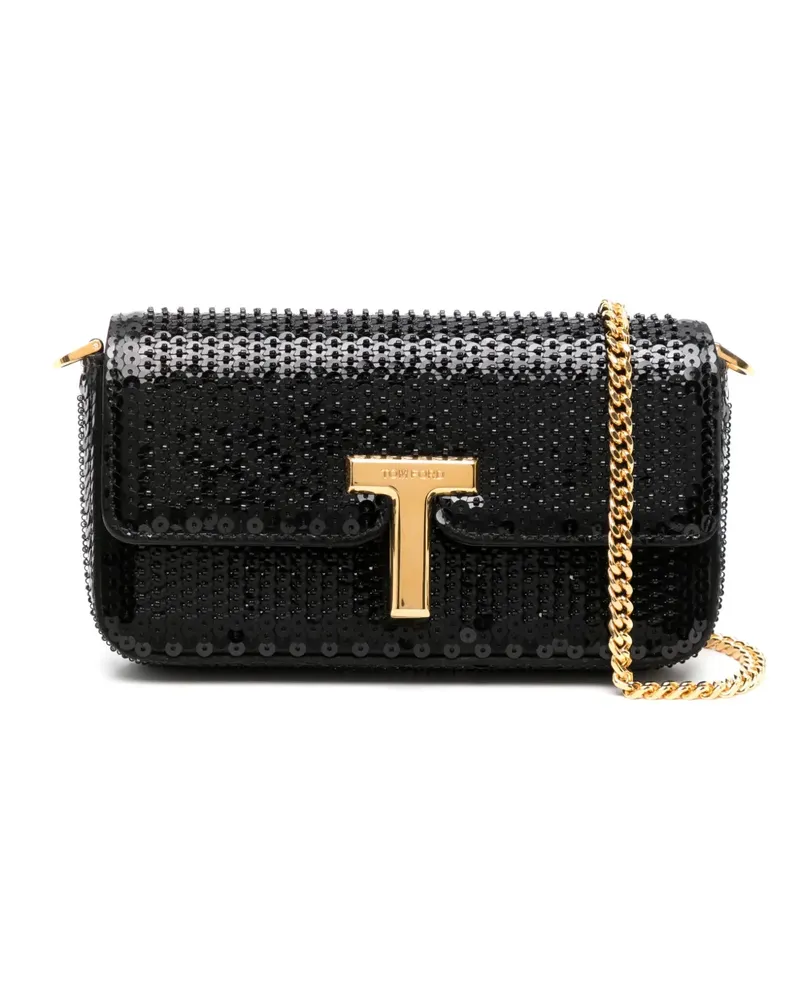 Tom Ford Mini-Tasche mit Pailletten - Schwarz Schwarz