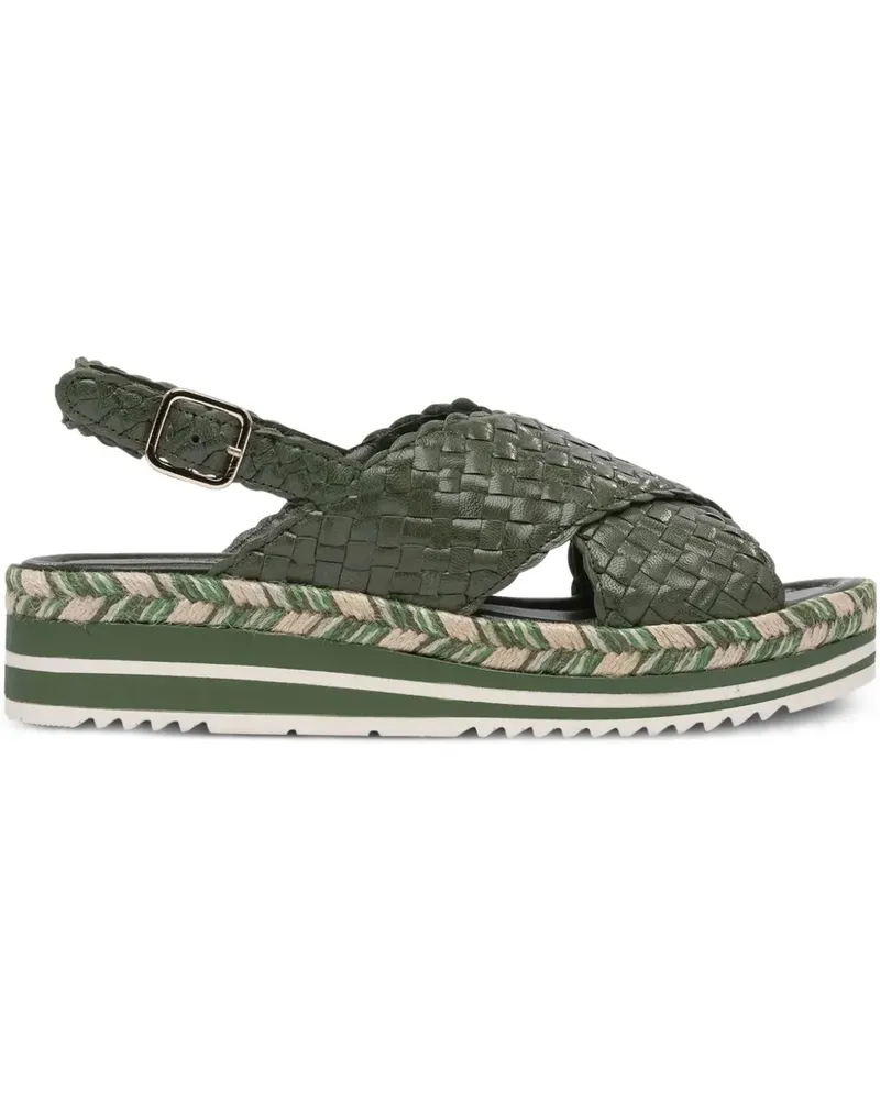 Toni Pons Forli Slingback-Sandalen mit Webmuster - Grün Grün