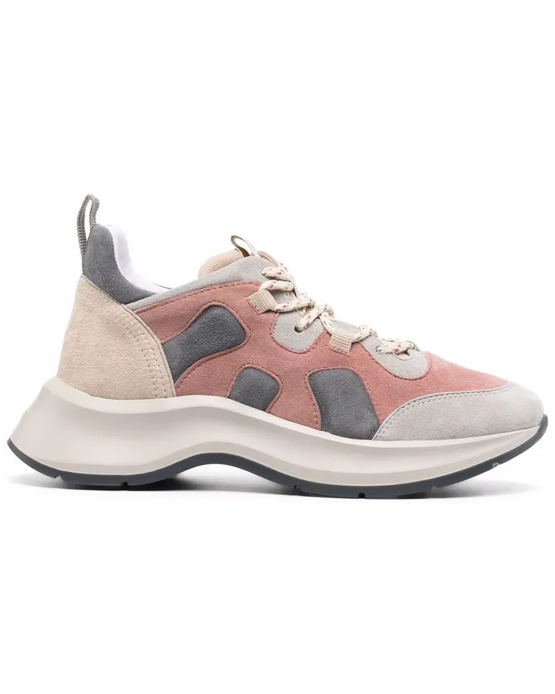 Hogan Sneakers in Colour-Block-Optik - Grau Grau