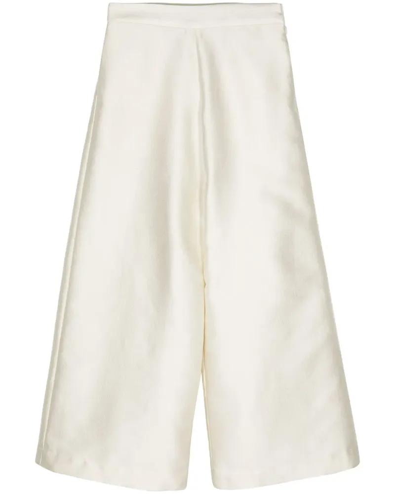 Biyan Hose aus Satin - Nude Nude
