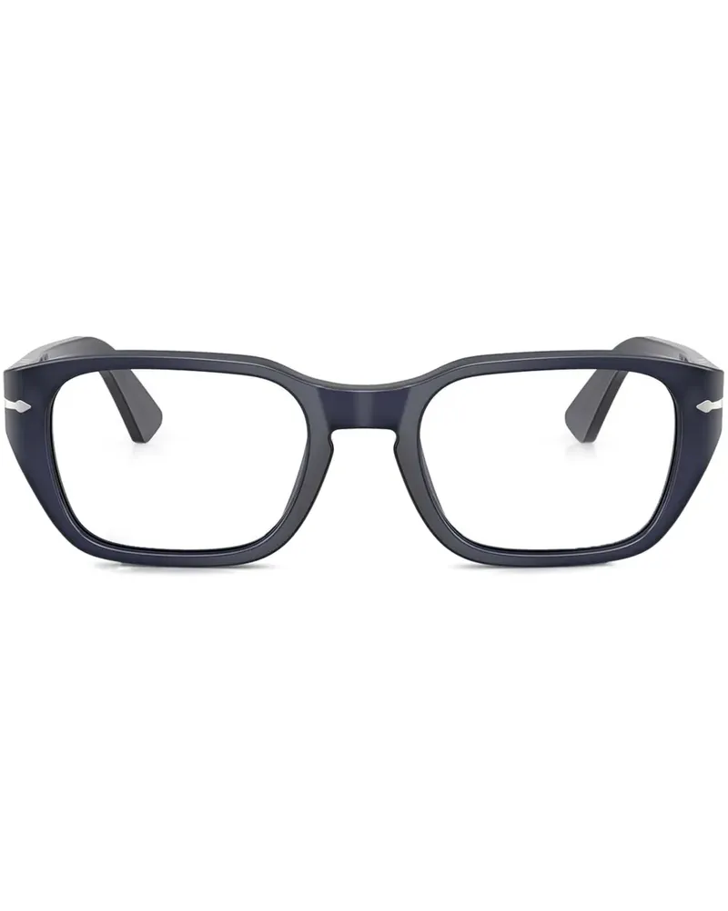 Persol Brille mit eckigem Gestell - Blau Blau