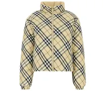 Wendbare Jacke mit Print - Nude