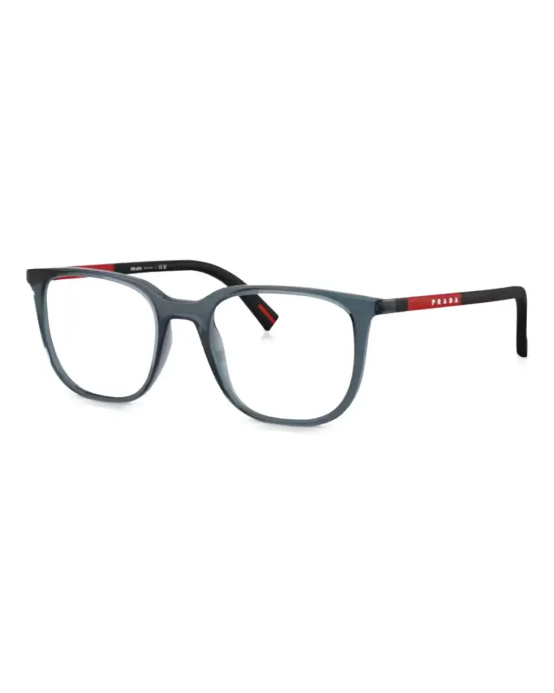 Prada Brille mit eckigem Gestell - Grau Grau