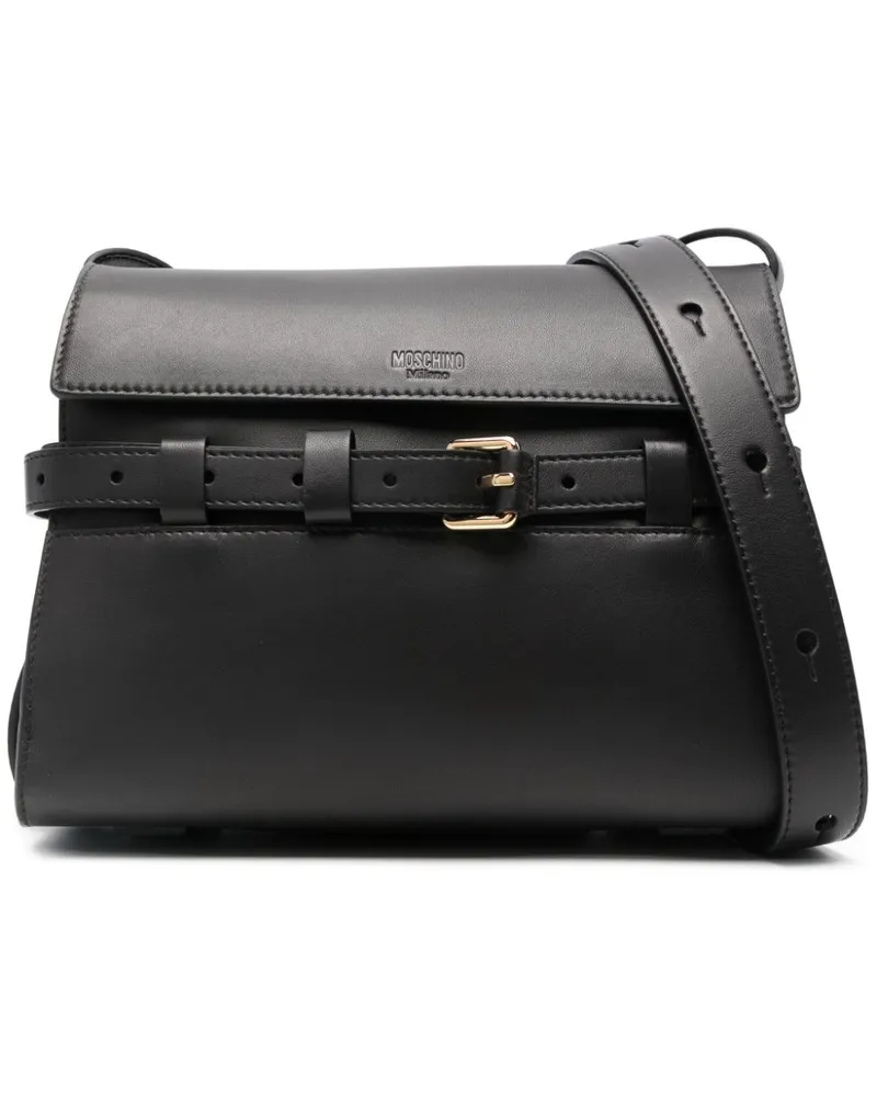 Moschino Tie Me Schultertasche - Braun Braun