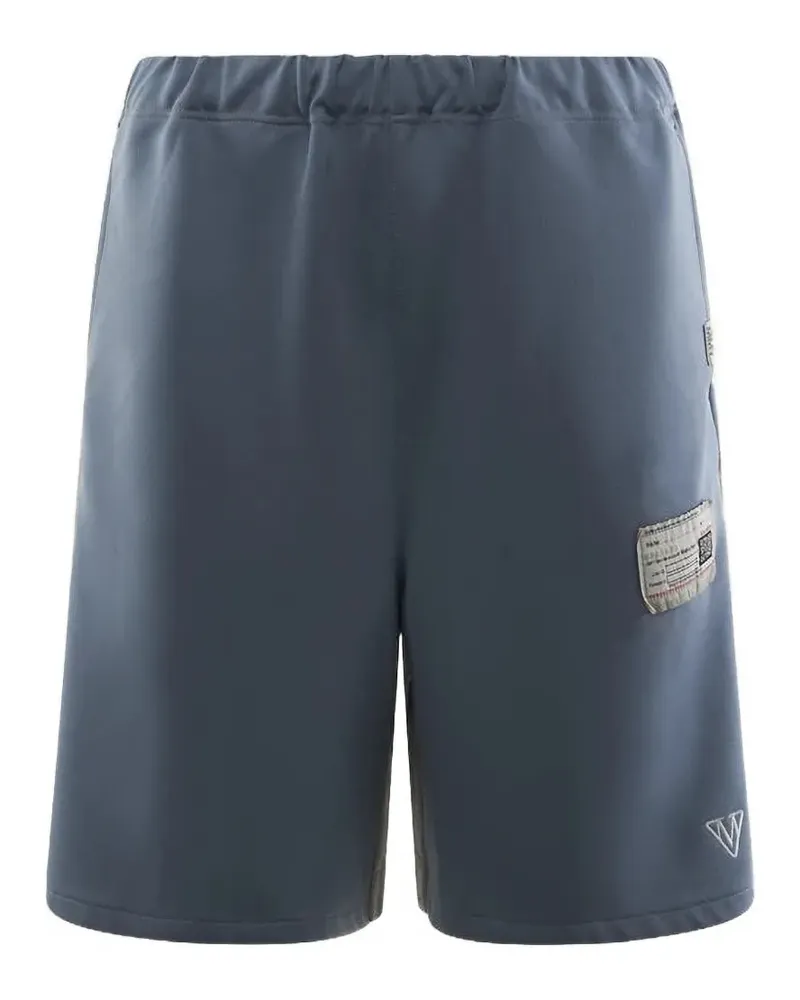 MIHARAYASUHIRO Shorts mit Logo-Patch - Blau Blau