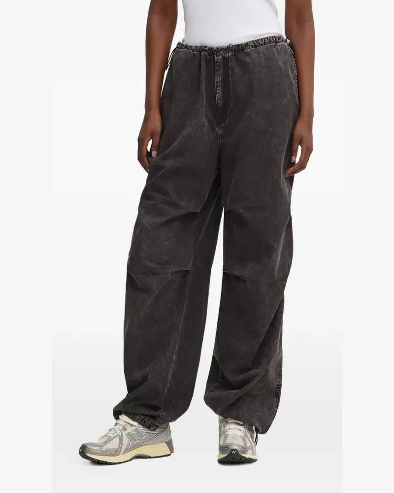 HUGO BOSS embroidered trousers - Grau Grau