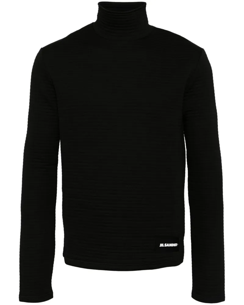 Jil Sander Gestepptes Sweatshirt - Schwarz Schwarz