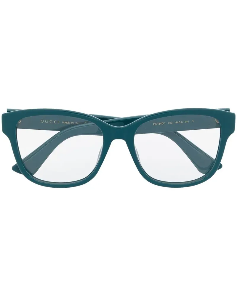 Gucci Brille mit Sterndetail - Blau Blau