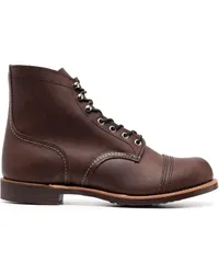 Red Wing Shoes Iron Ranger Schnürstiefel Braun