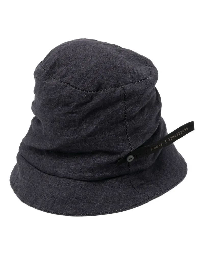 forme d'expression Fischerhut mit Ziernähten - Blau Blau