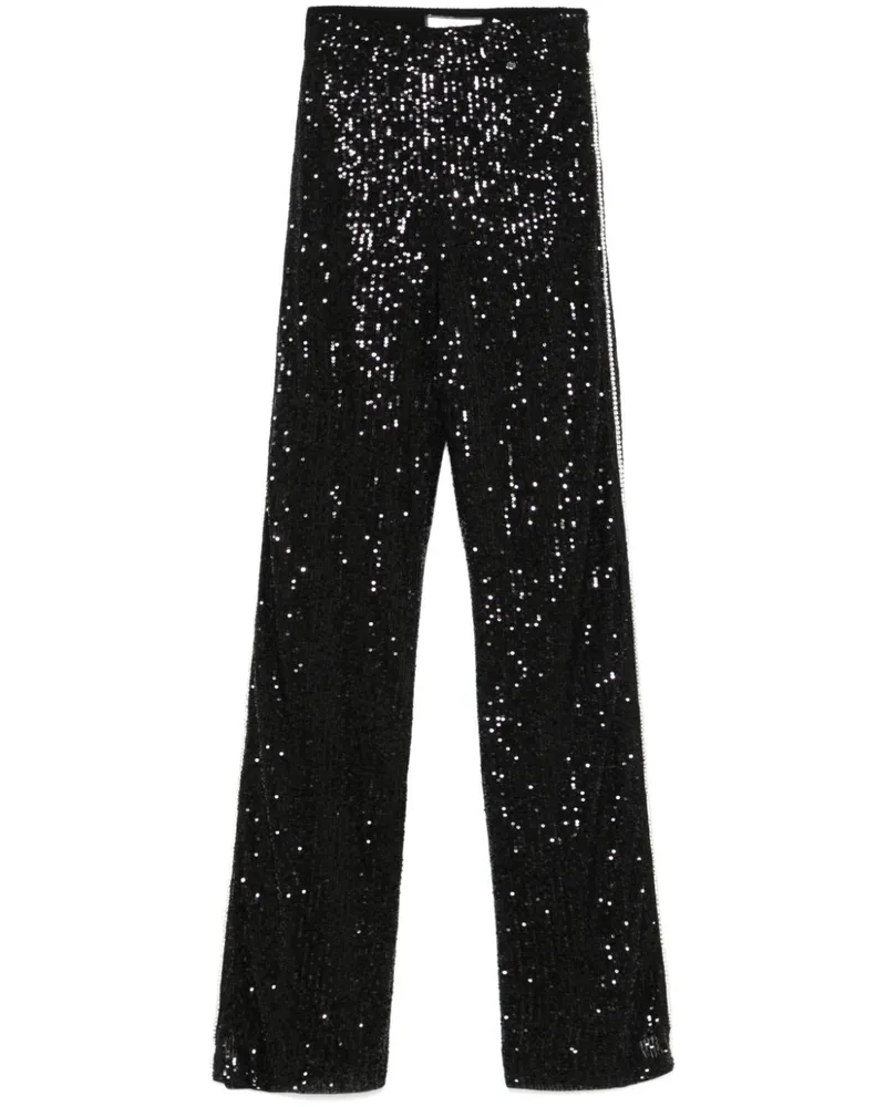 NISSA Hose mit Pailletten - Schwarz Schwarz