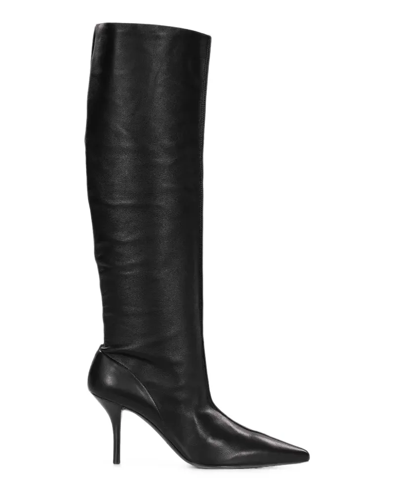 Magda Butrym pointed-toe leather boots - Schwarz Schwarz