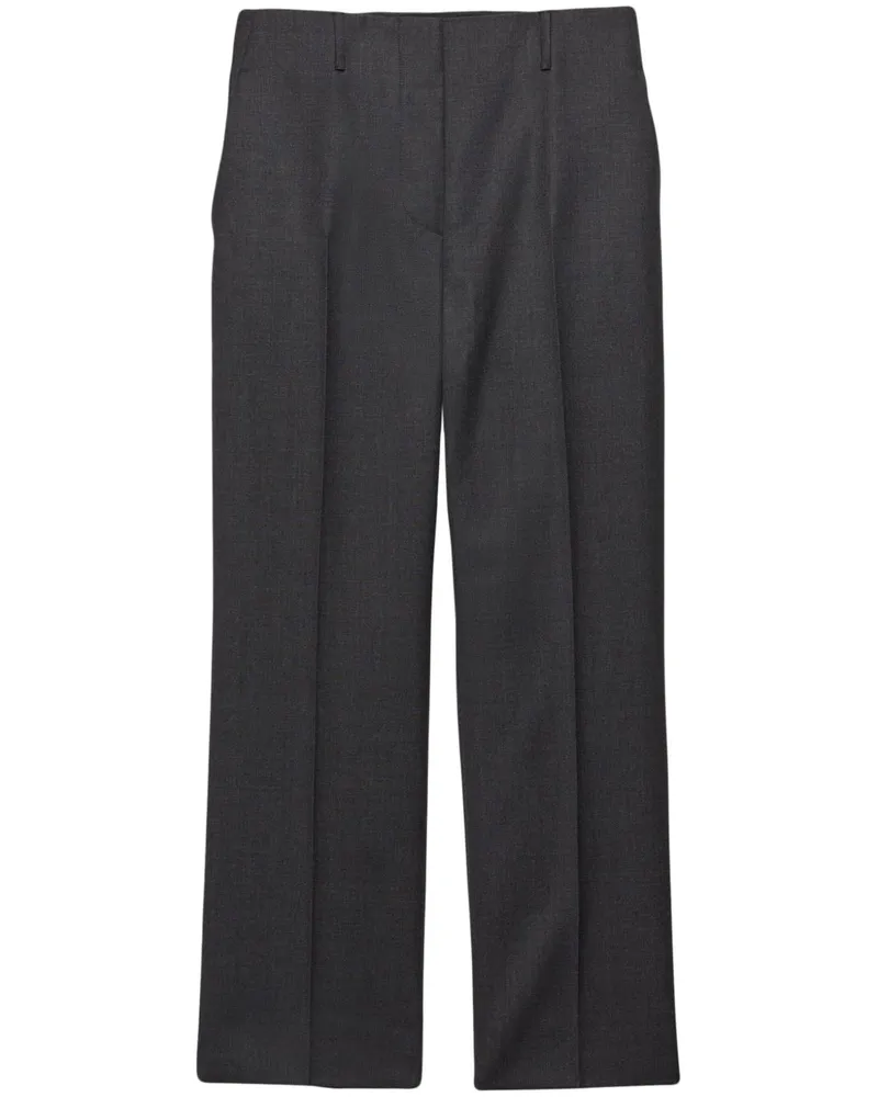 Prada Hose aus Gabardine - Grau Grau