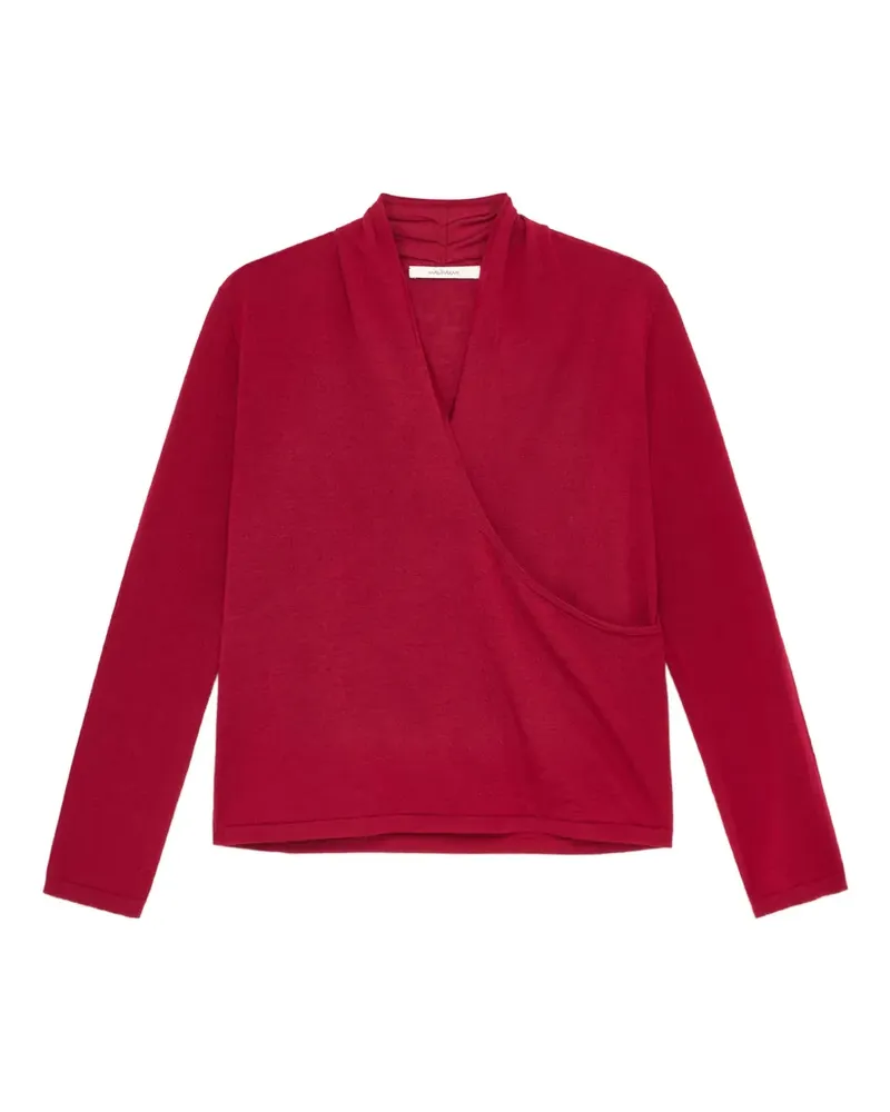 Maliparmi Pullover mit V-Ausschnitt - Rot Rot