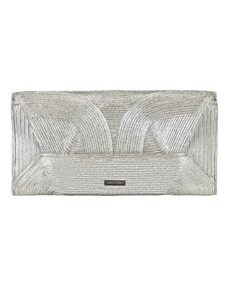 Aquazzura Vacanza clutch bag - Silber Silber