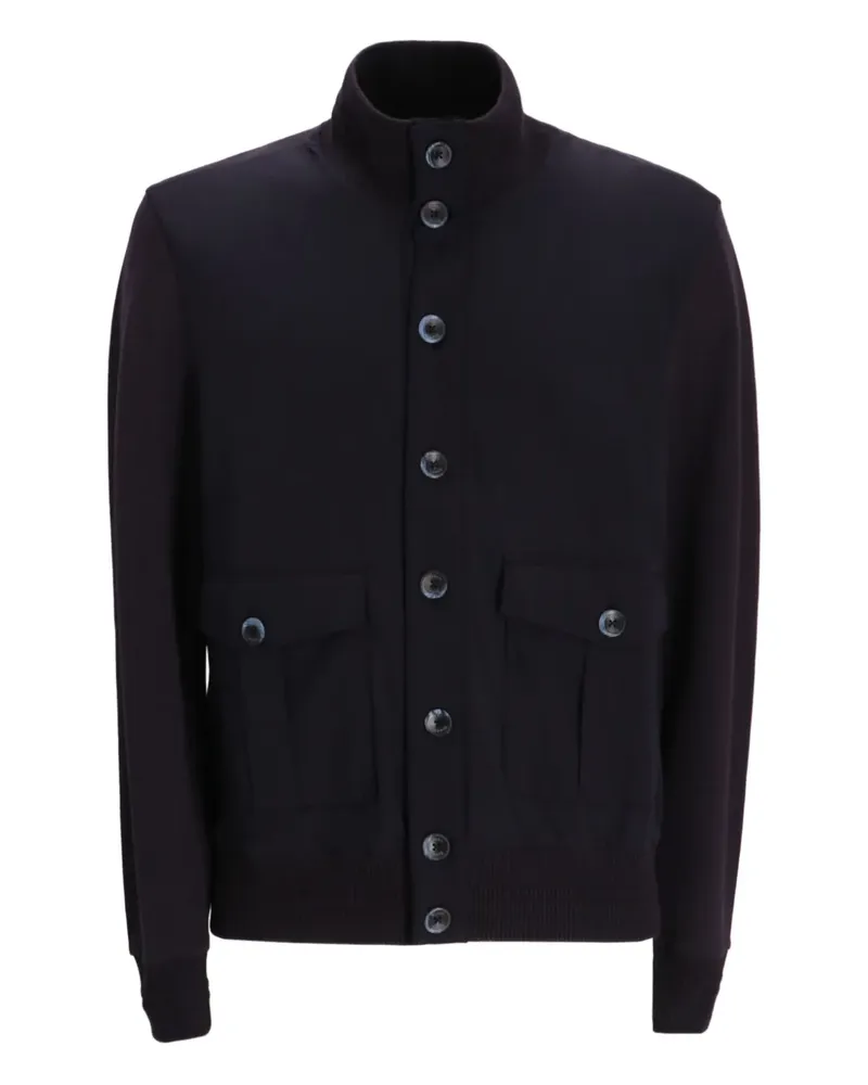 Herno Cardigan mit Einsätzen - Blau Blau