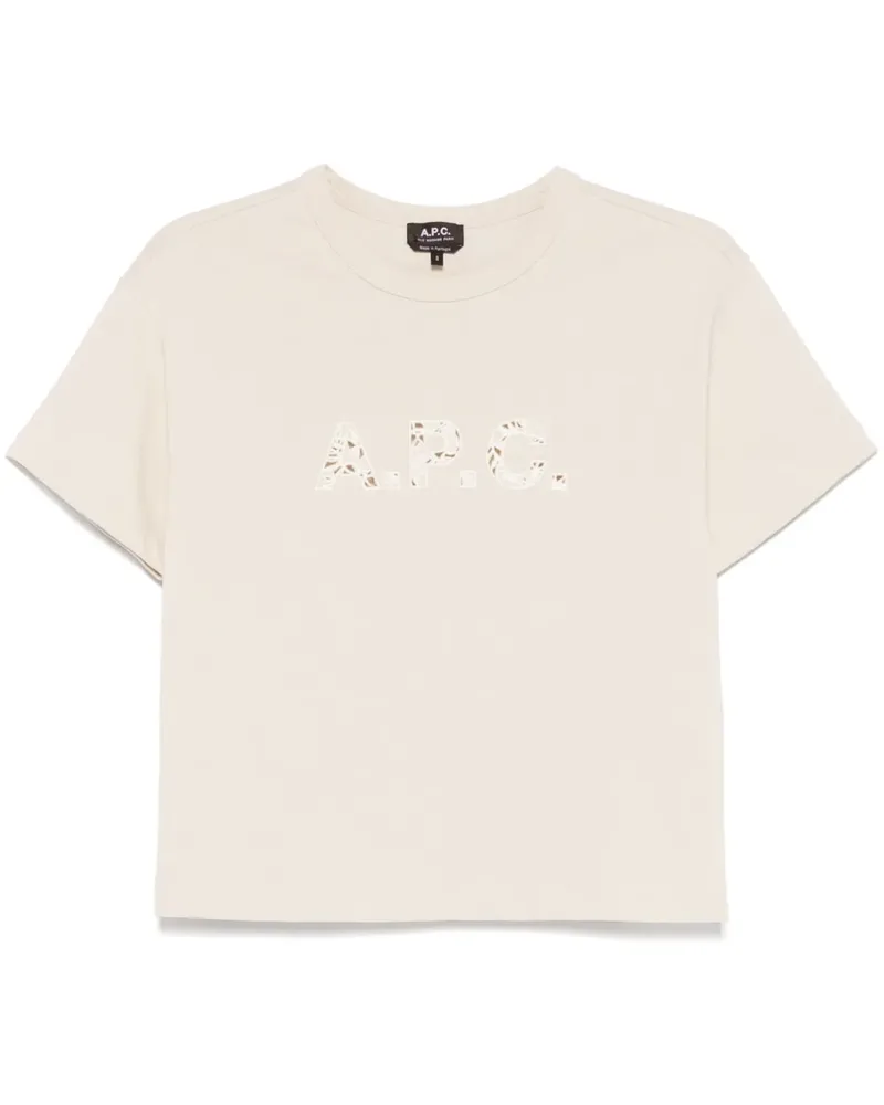 A.P.C. Annie T-Shirt - Nude Nude