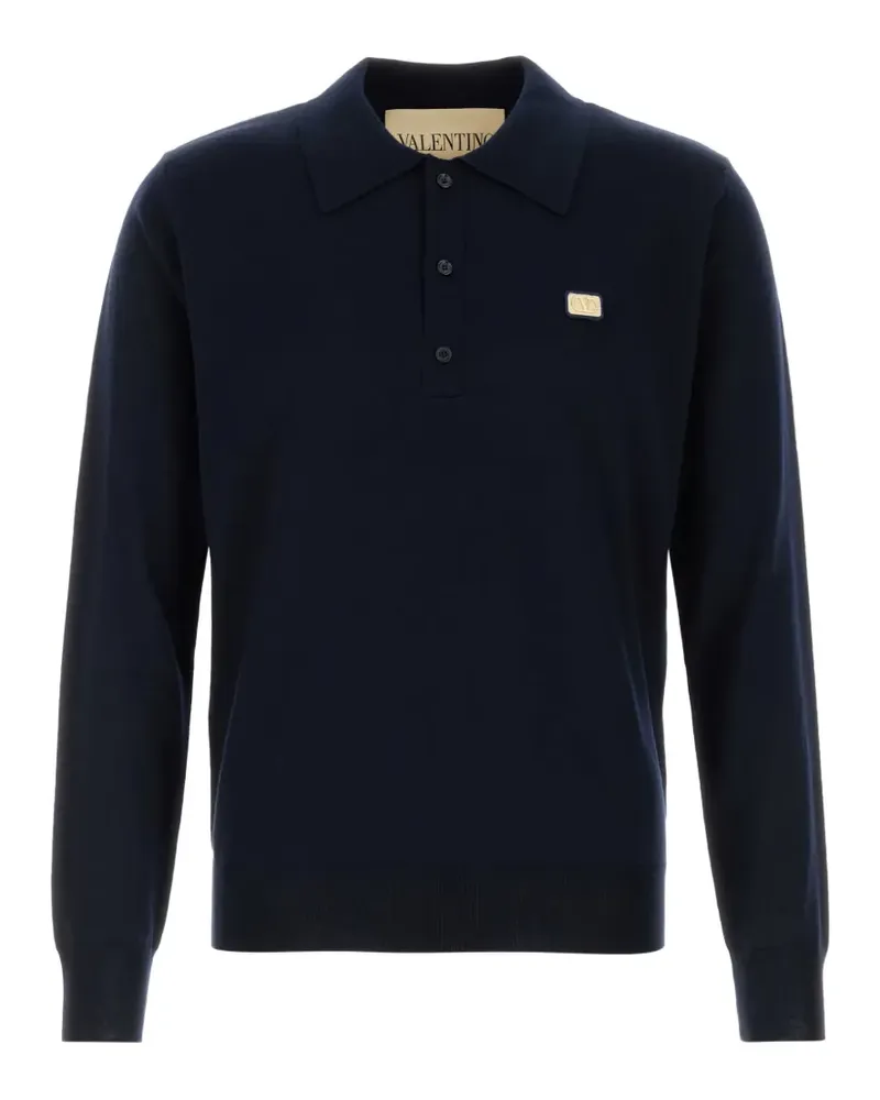Valentino Garavani Poloshirt mit Logo - Blau Blau