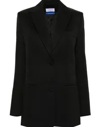 OFF-WHITE Einreihiger Blazer Schwarz