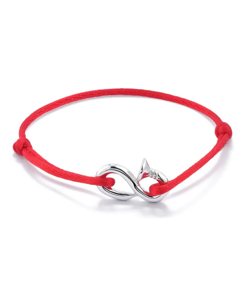 MATEO Bent Nail Armband aus Sterlingsilber Silber