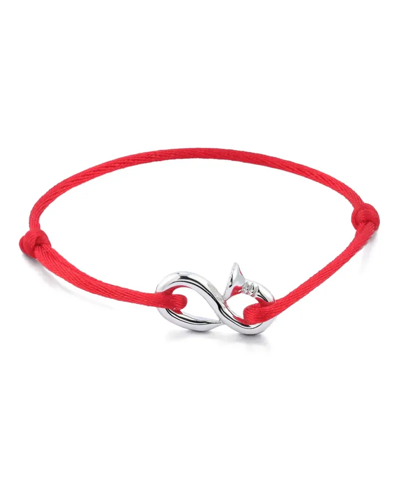 MATEO Bent Nail Armband aus Sterlingsilber Silber