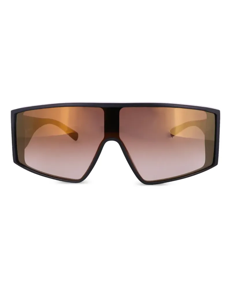 MCM Sonnenbrille mit Shield-Gestell - Schwarz Schwarz