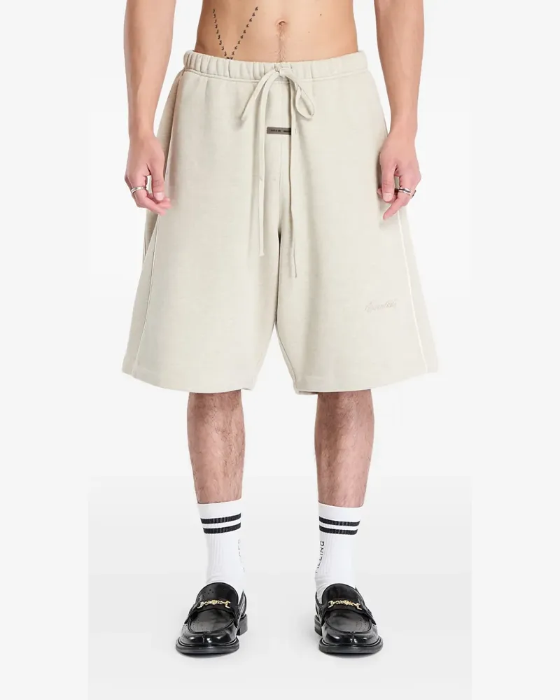 Fear of God Shorts mit Logo-Stickerei - Nude Nude