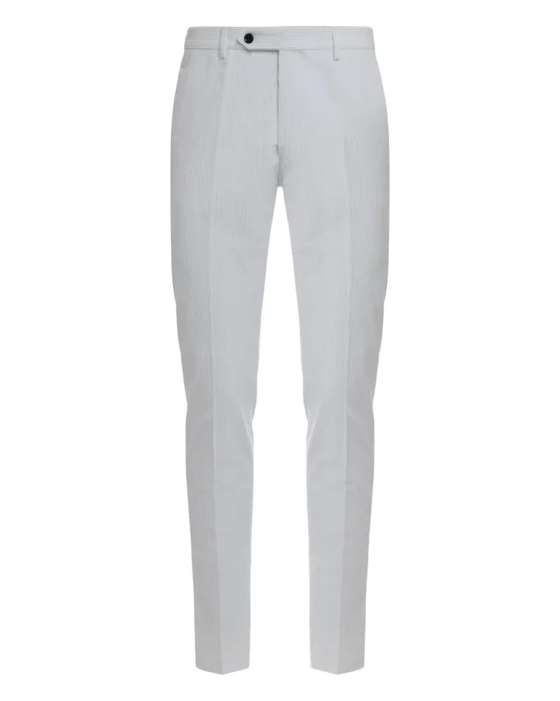 MOORER Carlon-VES corduroy trousers - Weiß Weiß