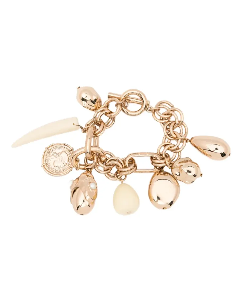 Liviana Conti charm curb-chain bracelet - Gold Gold